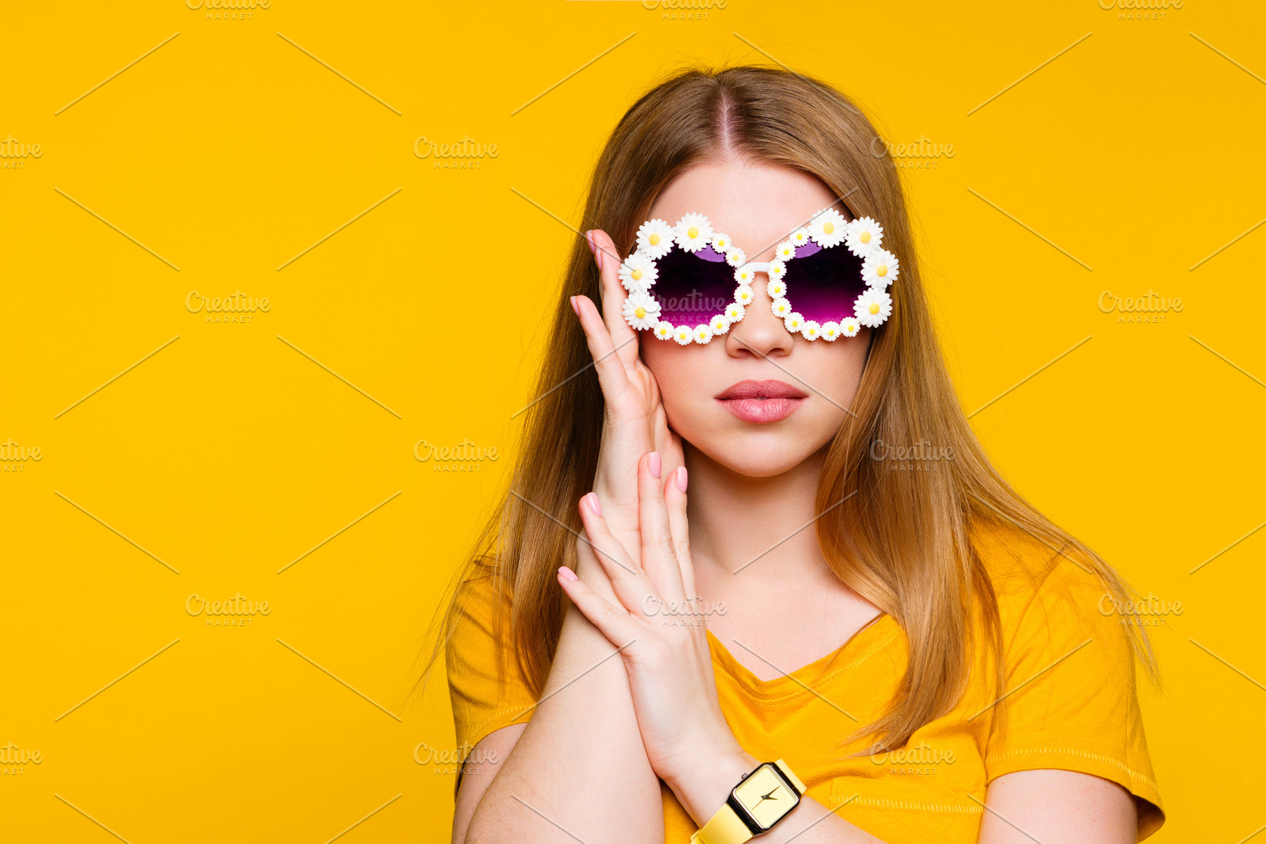 Girl in stylish sunglasses, a Beauty & Fashion Photo by Elena Vagengeim