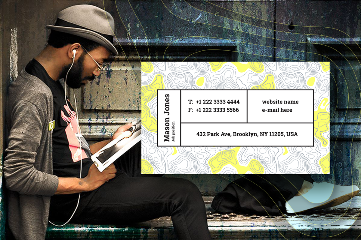 Maps & Bar Business card template, a Business Card Template by ARg Design (Photo 2 of 6)