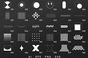 180 abstract vector shapes, an Object Graphic by Valeria Soloveva (Thumbnail 3 of 7)