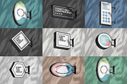 Street Sign Mockup (32 PSD Scenes), an Advertising Mockup by Traint (Thumbnail 4 of 50)