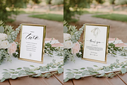 Gold Frame Table Sign Mockup, a Product Mockup by TatiMockup (Thumbnail 3 of 3)