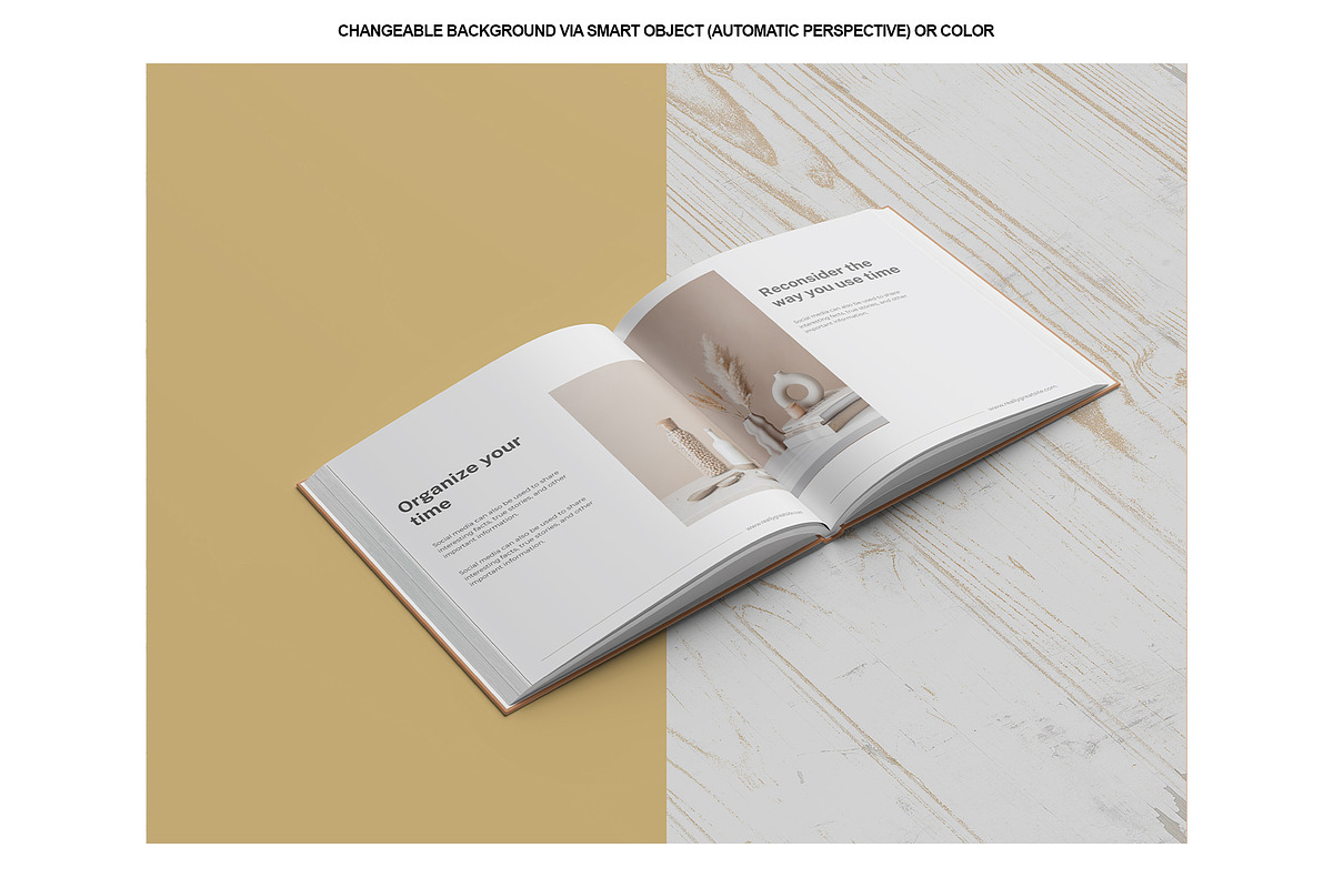 Square Book Mockup, a Books & Magazine Mockup by Tokobeta (Photo 12 of 13)