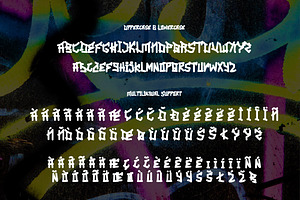 Xanovre - Unique Graffiti Font