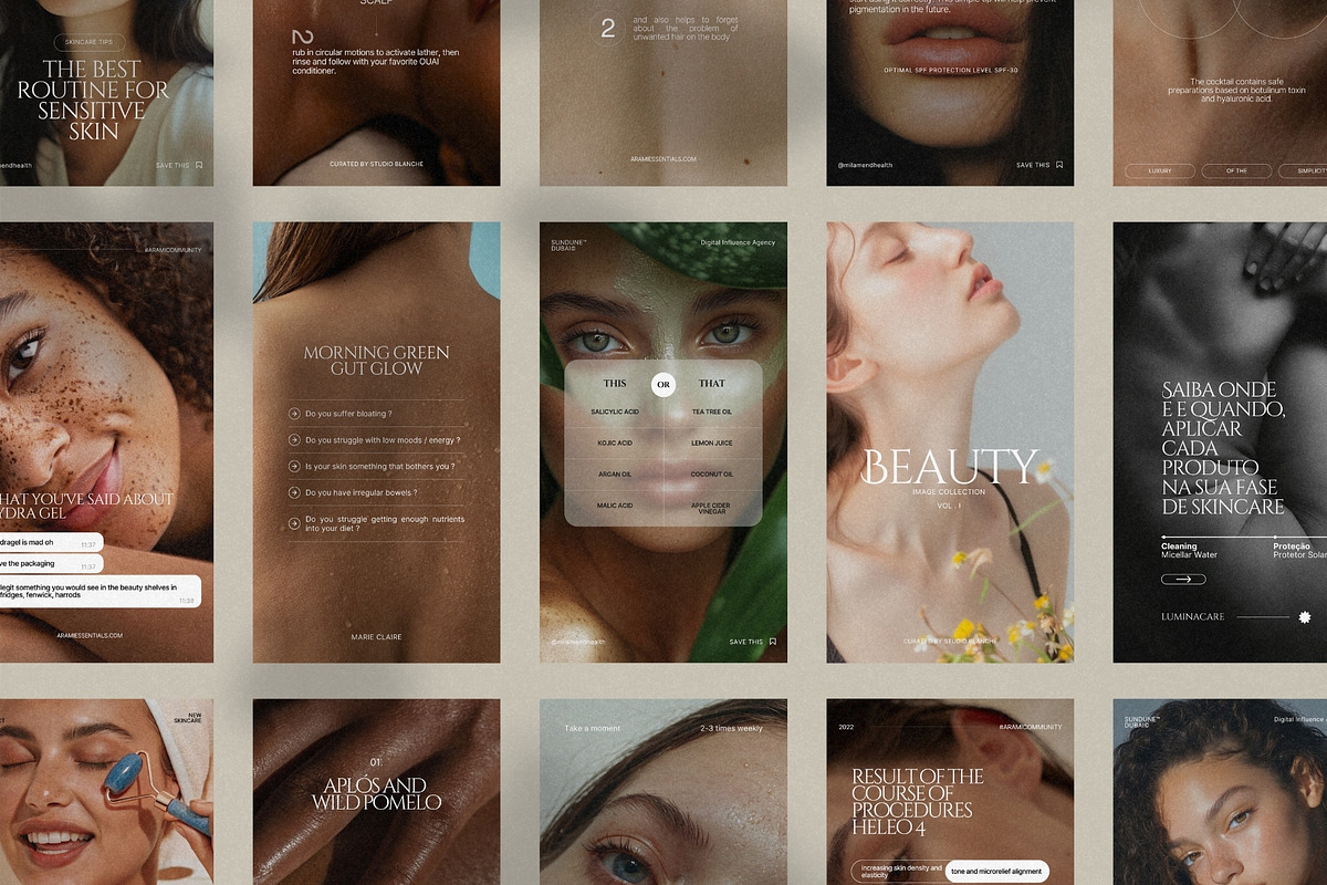 Skincare Story Templates Canva Kit preview 6