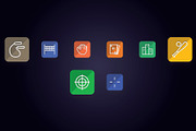 Sports, Games & Fitness Flat Icons, a Solid Icon by FlatLineIcons (Thumbnail 5 of 5)