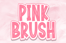 Pink Brush | Script Font