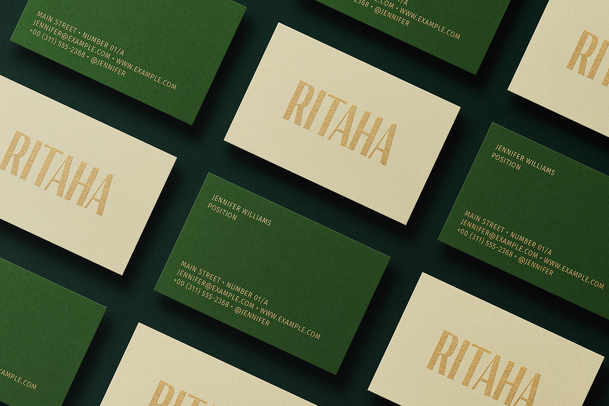 Business Card Mockup Template Logo, a Business Card Template by PrintPixel (Photo 5 of 8)