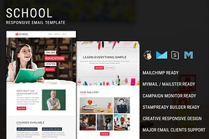 School - Responsive Email Template