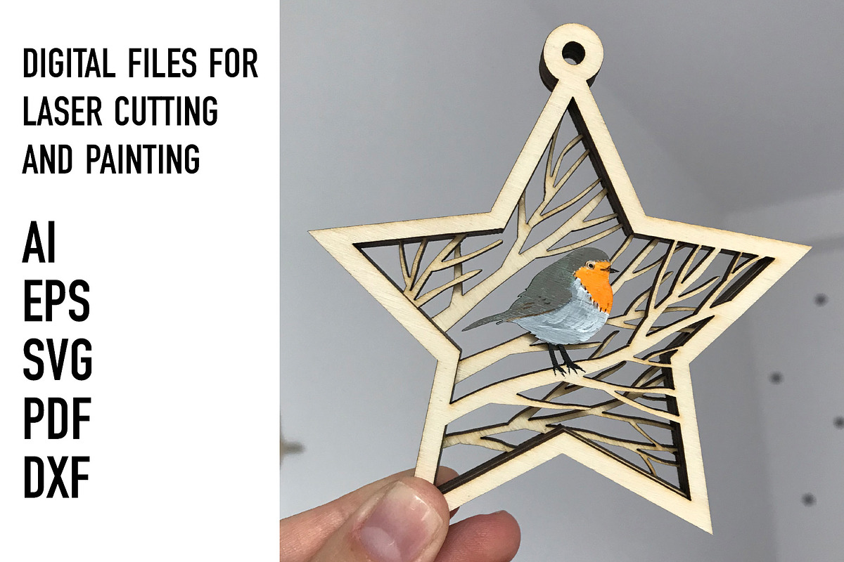 stars laser cut files, an Object Graphic by HelloWood (Photo 2 of 3)