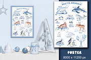 Polar Animals Watercolor Collection, an Animal Illustration by LenArt (Thumbnail 14 of 16)
