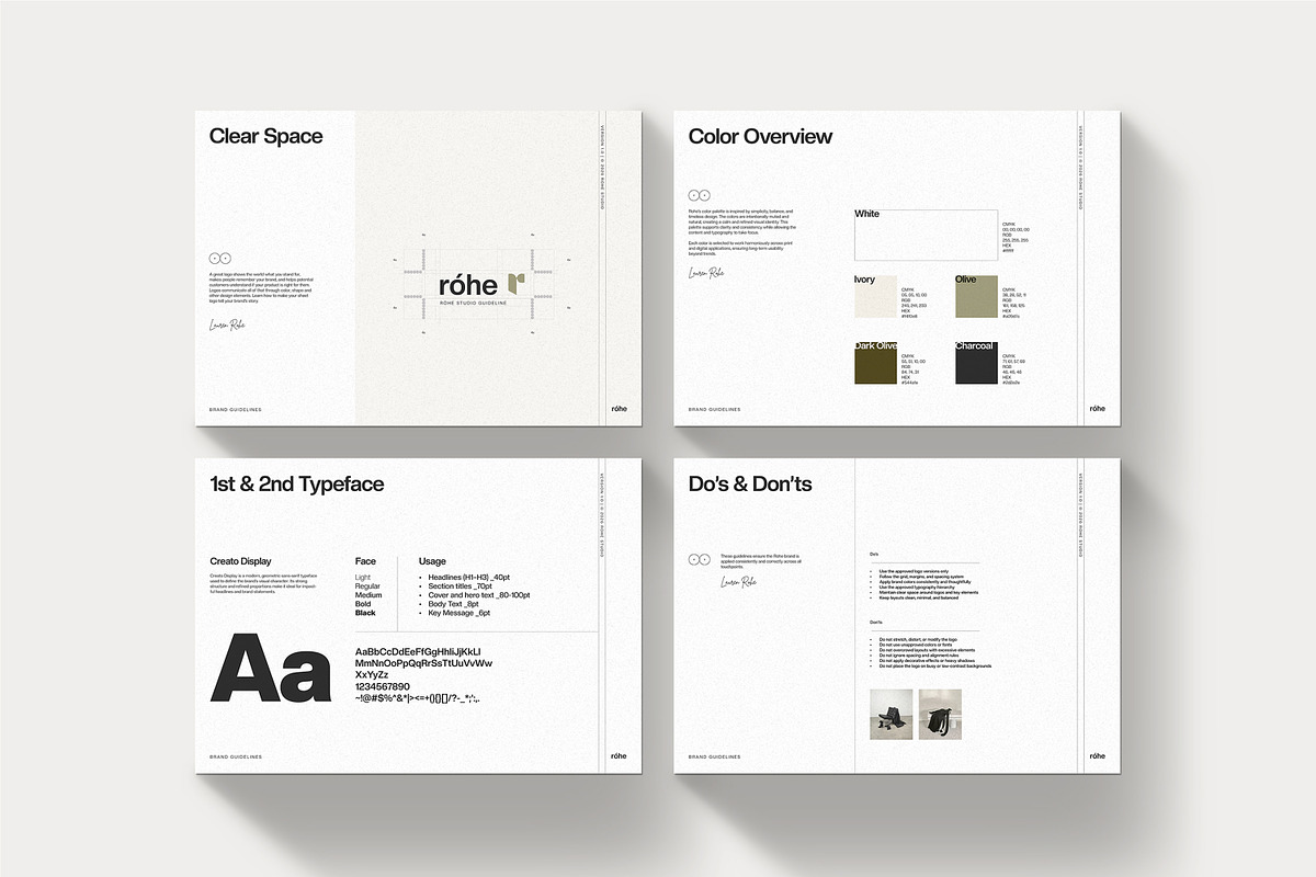 Róhe | Brand Guideline Template, a Branding & Logo Template by Graphpexel (Photo 4 of 10)