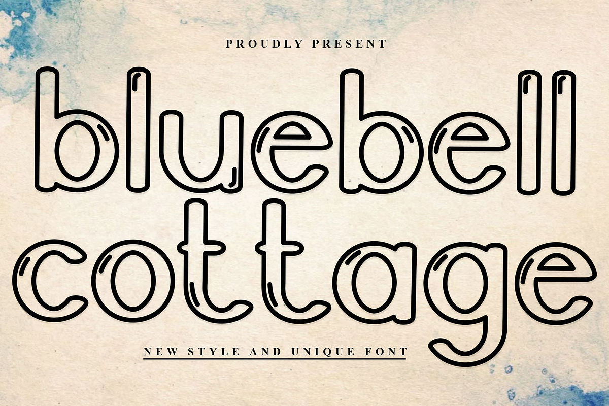 Bluebell Cottage, a Sans Serif Font by InermediaSTUDIO (Photo 1 of 8)
