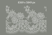 Lace seamless ribbons, cliparts., a Pattern Graphic by Ajuga (Thumbnail 4 of 12)