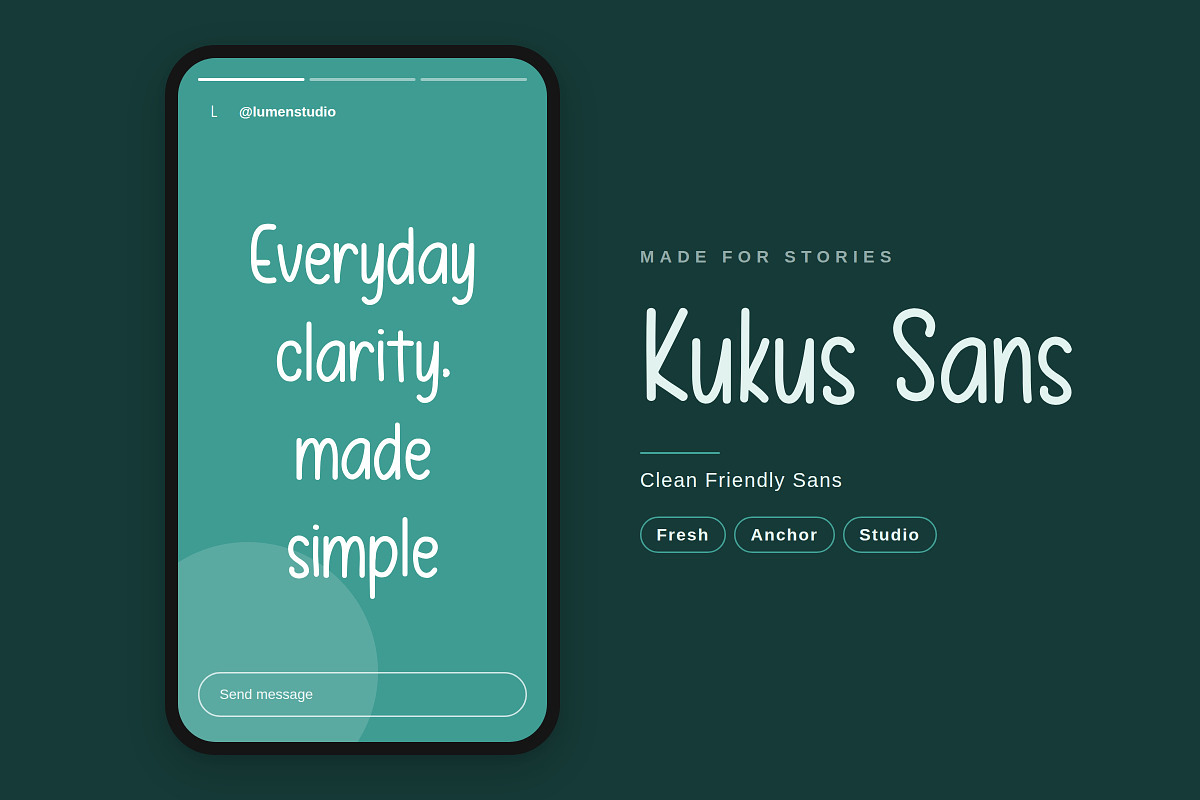 Kukus Sans – Modern Sans Typeface, a Sans Serif Font by Gookkis Studio (Photo 9 of 13)