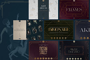 Art Deco Collection - Fonts, Vectors, a Serif Font by VP Fonts (Thumbnail 2 of 23)