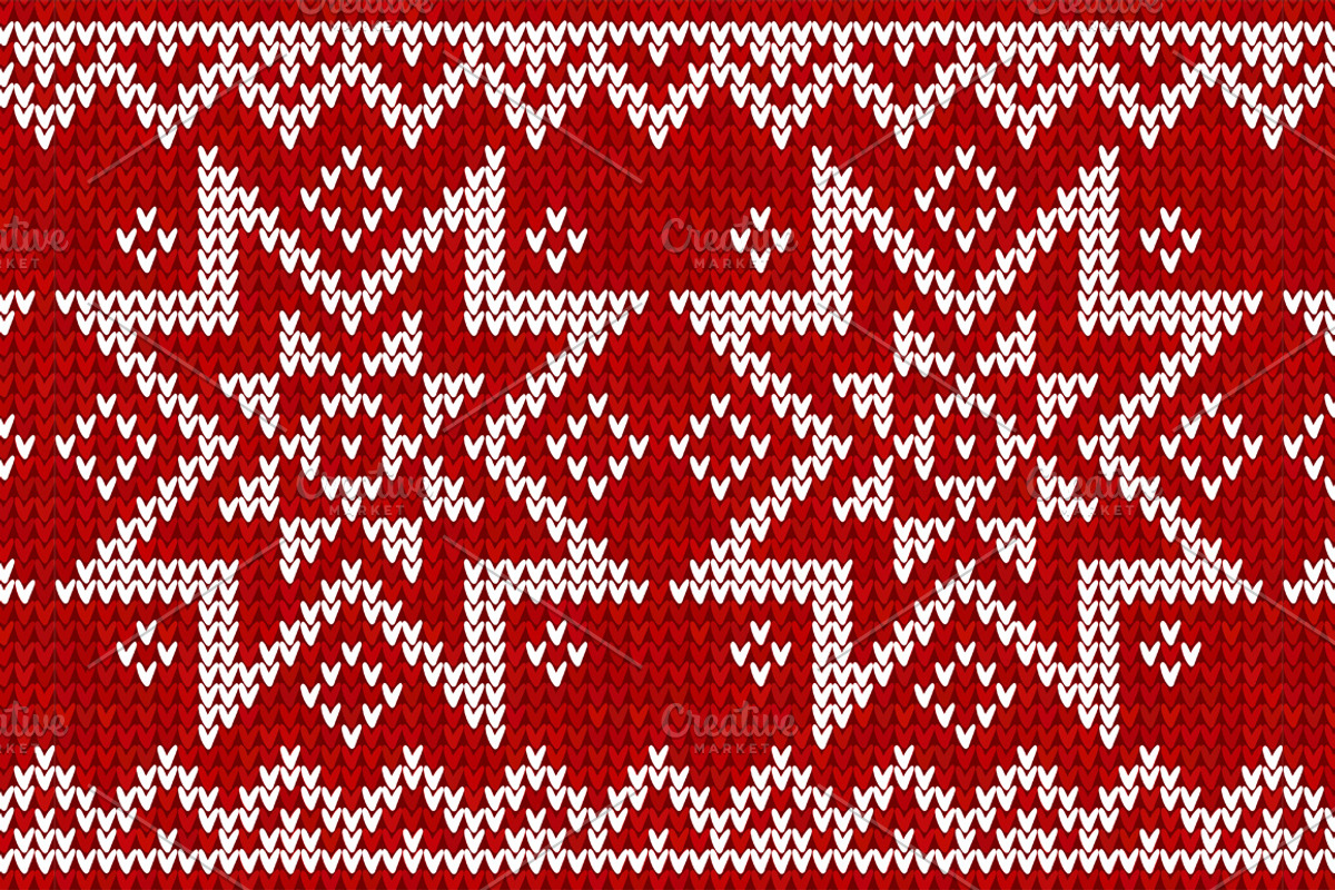 10 Merry Christmas seamless patterns preview 3