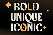 Kopi Hitam - Retro Bold Font, a Serif Font by Rahagita Studio (Thumbnail 5 of 7)