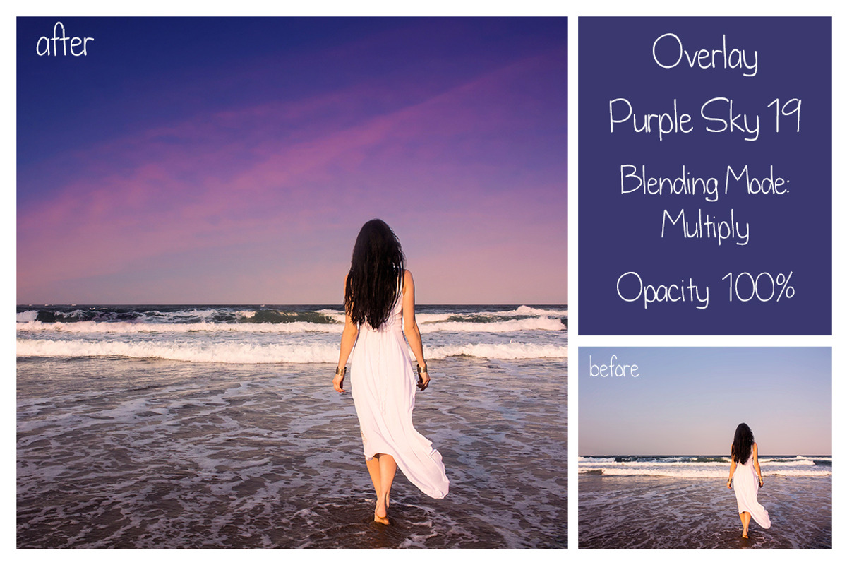 30 Purple Sky Overlays, a Texture Graphic by LovePhotoMoment (Photo 7 of 10)