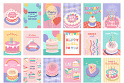 Birthday Party Bundle Illustrations, a Background Graphic by CreativeChristiana (Thumbnail 5 of 17)