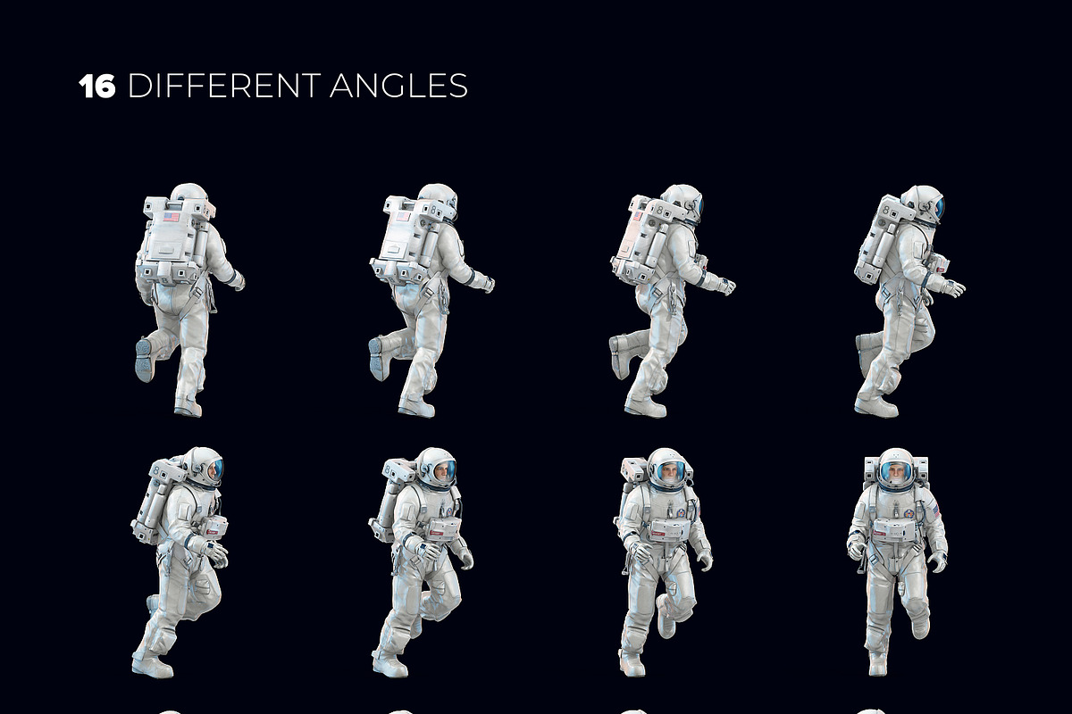 3D Mockup Space Astronaut #07, a Product Mockup by ARKS ACADEMY (Photo 3 of 7)