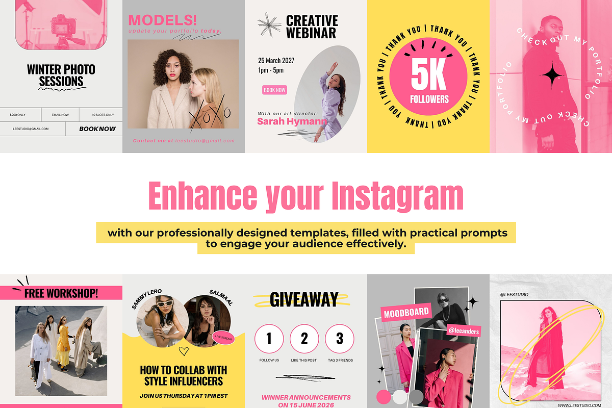 Fearless Feed Instagram Posts, a Social Media Template by Hell Yeah Designs (Photo 7 of 8)
