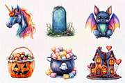 Cute Halloween Huge Bundle, an Illustration by CreationArt (Thumbnail 4 of 5)