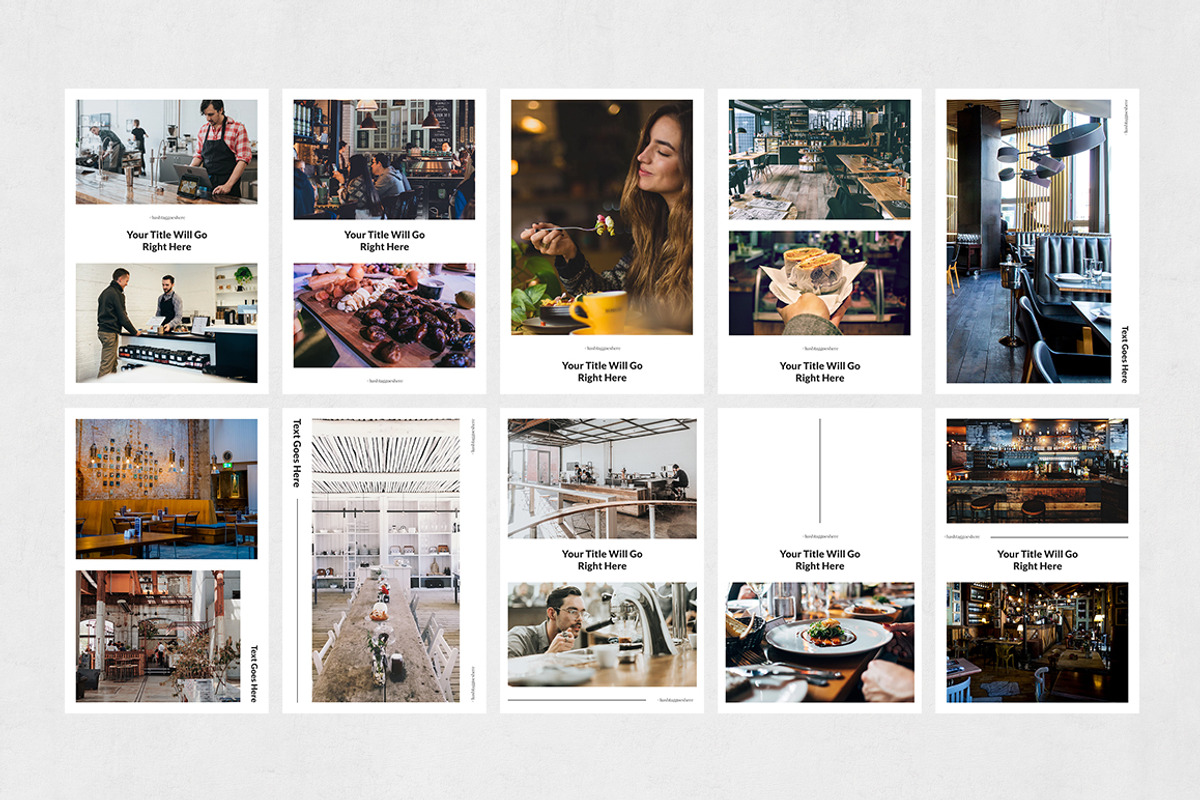 Restaurant Pinterest Posts, a Social Media Template by Social Corner Graphics (Photo 7 of 8)