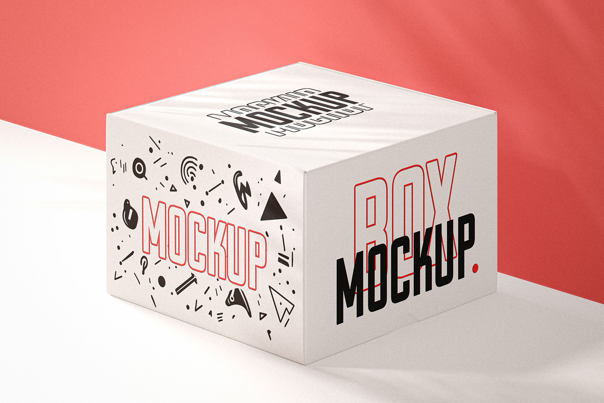Rectangular Packaging Box Mockup, a Packaging Mockup by Designer Dude ...