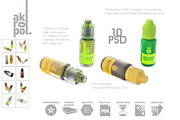 Unicorn Dropper Bottles Mock-up, a Cups & Container Mockup by akropol (Thumbnail 3 of 14)
