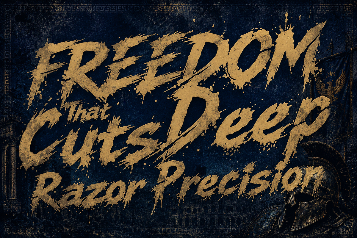 BladeOdessey - Chaos Dangerous Font, a Handwritten Font by HypeWorksCo (Photo 7 of 16)