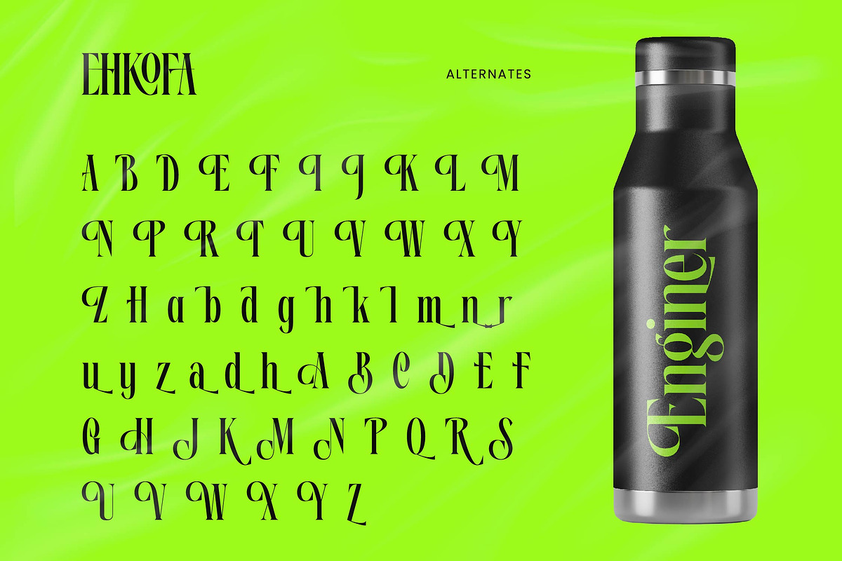 Ehkofa Modern Display Serif Font, a Serif Font by timelesstype.co (Photo 7 of 20)