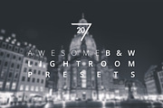 20 Awesome B&W Lightroom Presets, an Action Add-On by Stil-Etage GmbH (Thumbnail 1 of 5)