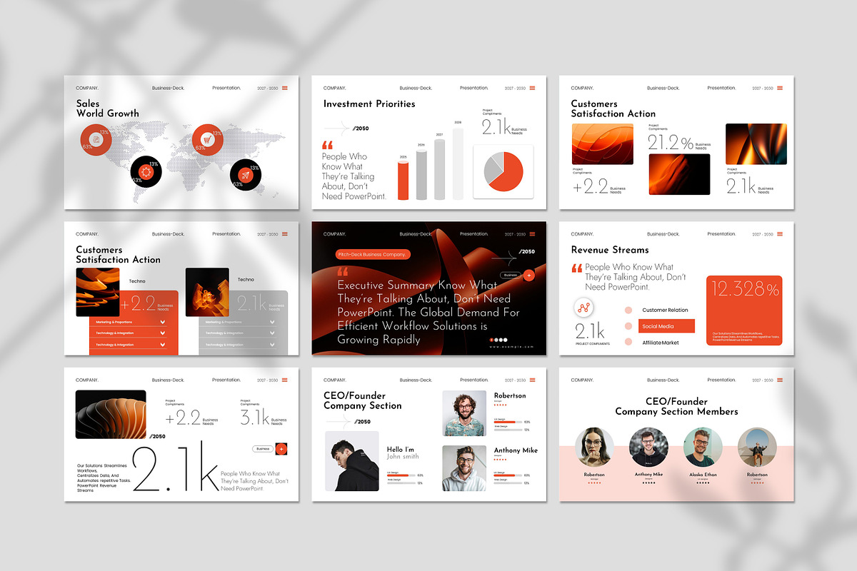 Business Plan Presentation Template, a Presentation Template by Creative-Work (Photo 6 of 9)