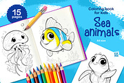 Animal Coloring Pages for Kids, an Animal Illustration by vik.stock (Thumbnail 11 of 17)