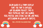 Dojin Danzo - Playful Font, a Handwritten Font by QR Design Studio (Thumbnail 3 of 6)
