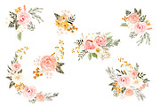 Boho Watercolor Florals & Patterns, an Illustration by PrettyGrandmillennial (Thumbnail 4 of 6)