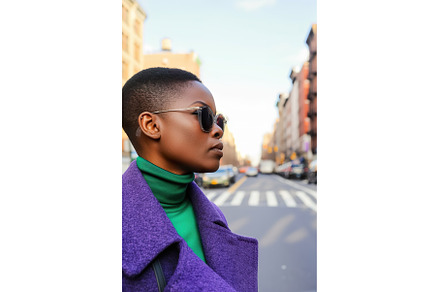 Stylish Black Woman in City, urban, a Person Photo by Lermont51