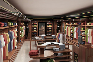 Clothing Store Interior Render Ready