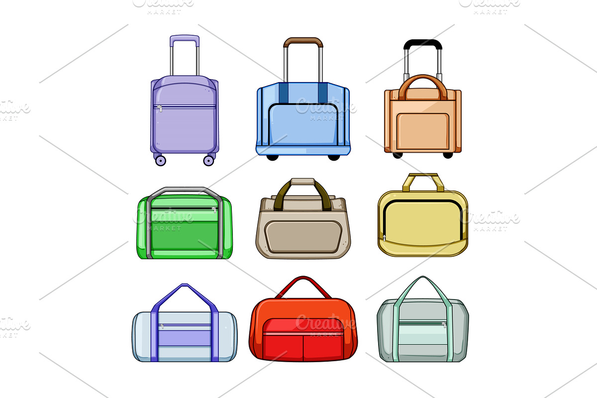 Collection of assorted travel, a Transportation Illustration by pikepicture
