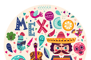 SALE! Mexican Colorful Collection