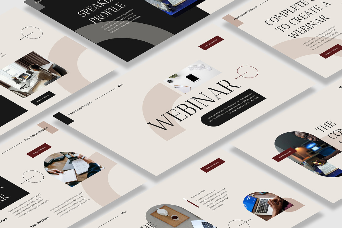 Webinar PowerPoint Template, a Presentation Template by Boinah Studio (Photo 2 of 6)