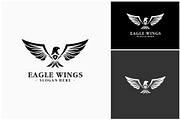 Flying Eagle Spread Wings Logo, a Branding & Logo Template by ika trisiana (Thumbnail 2 of 2)
