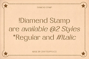 Diamend Stamp