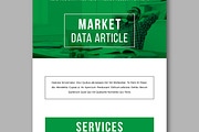 Teal Newsletter Layout For Business, an UI Kit Template by MightyDesign (Thumbnail 4 of 8)