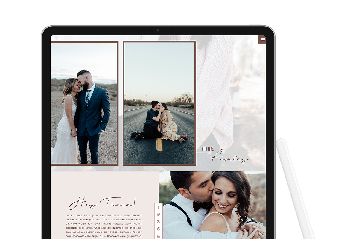 The Wilfong - Showit Website Layout, a Websites & App Template by Gillian Sarah (Photo 1 of 2)