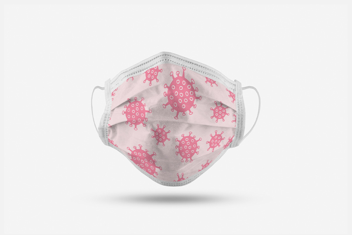 Face Mask Mock-up_01, a Mask Mockup by Mila (Photo 1 of 3)