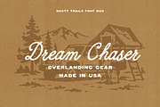 Dusty Trails, a Script Font by Davide Bassu (Thumbnail 6 of 14)