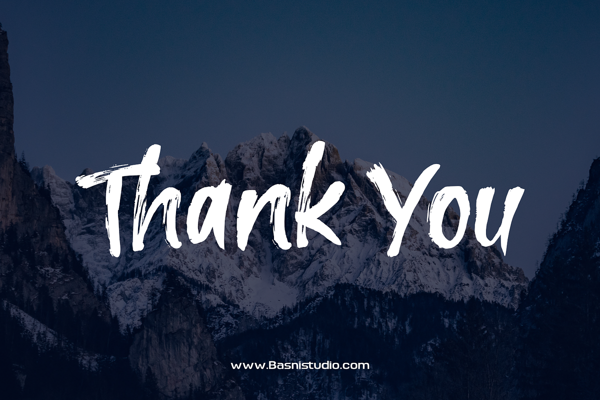 Road Sooned Brush Font, a Handwritten Font by Basnistudio (Photo 7 of 7)