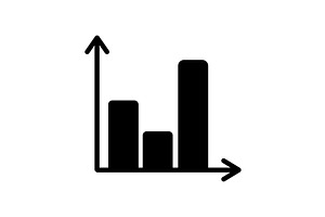 Web Line Icon. Business Graph Black