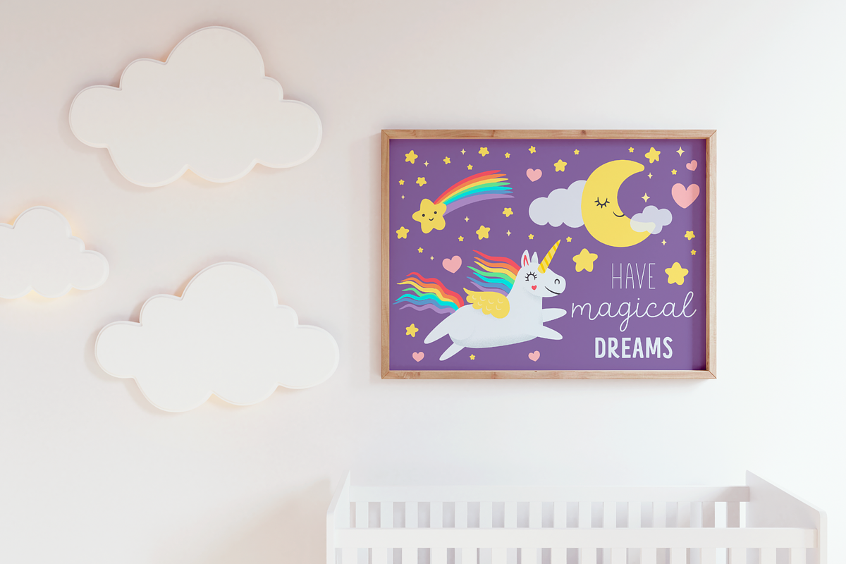 Happy Rainbow Unicorns Clipart Pack, an Animal Illustration by CherithDrawsThings (Photo 7 of 8)